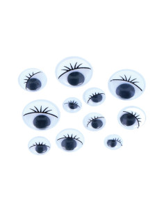 BOLSA 42 OJOS MÓVILES INNSPIRO ADHESIVOS CON PESTAÑAS