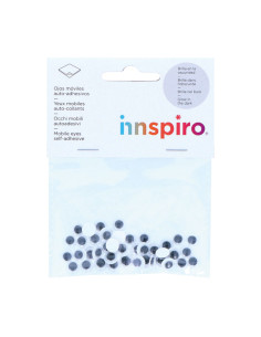BOLSA 40 OJOS MÓVILES INNSPIRO ADHESIVOS FLUORESCENTES Ø8mm 2