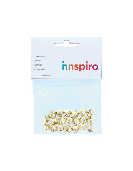 BOLSA 20 CASCABELES INNSPIRO DE METAL 12mm