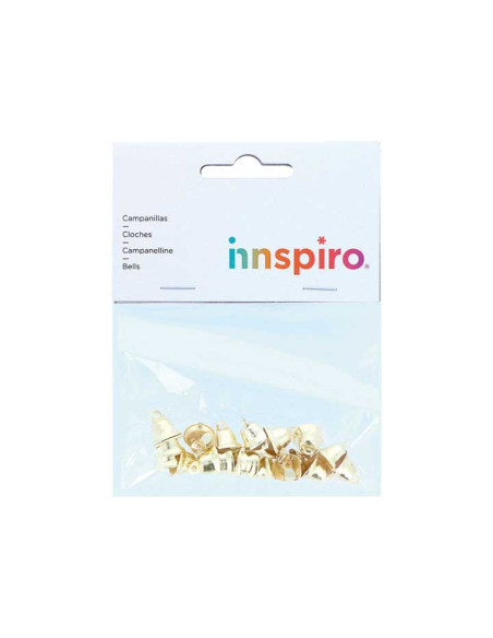 BOLSA 20 CAMPANILLAS INNSPIRO DE METAL 12mm