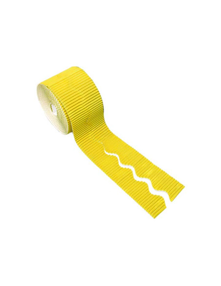 ROLLO 2 BORDES DECORATIVOS CARTÓN ONDULADO 75m