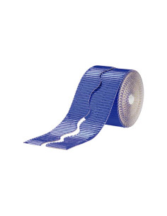 ROLLO 2 BORDES DECORATIVOS CARTÓN ONDULADO METALIZADO 75m