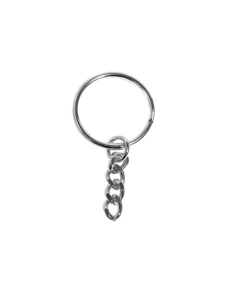 BOLSA 24 LLAVEROS DOBLE VUELTA METÁLICOS INNSPIRO CON CADENA Ø25x50mm