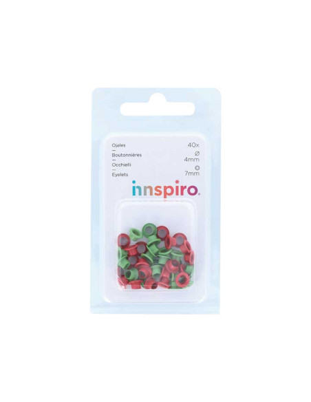 SET 40 OJALES INNSPIRO CÍRCULOS  7mm