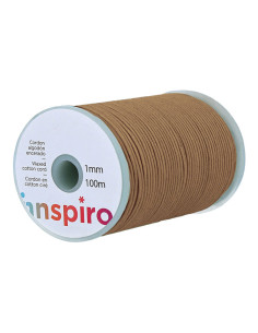 ROLLO CORDÓN ALGODÓN ENCERADO INNSPIRO 15mmx100m