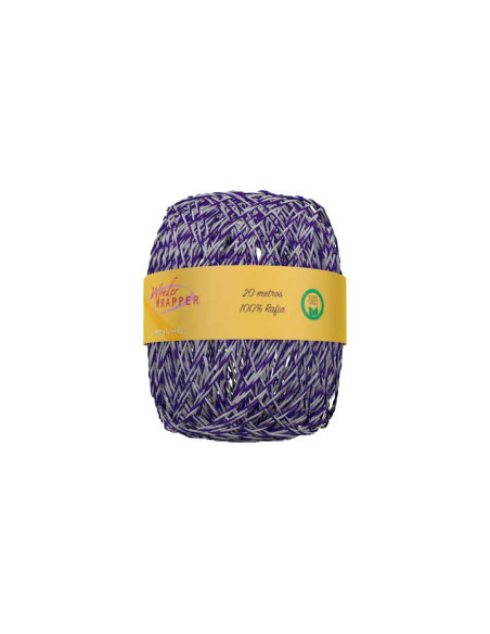 PACK 3 BOBINAS CORDÓN DE RAFIA BICOLOR 15mmx20m