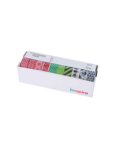 SET 10 CINTAS WASHI TAPE INNSPIRO SERIE DECO