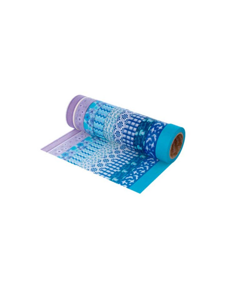 SET 10 CINTAS WASHI TAPE INNSPIRO SERIE ULTRAMAR