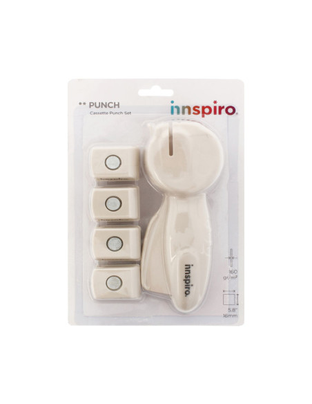 SET TROQUELADORA CASSETTE INNSPIRO  4 CARTUCHOS FORMAS BÁSICAS