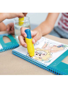 SET BLOC 4h APLI KIDS  PINCEL DE AGUA AQUA FUN SELVA 2