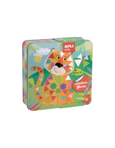 CAJA METÁLICA APLI KIDS STICKERS GAME SELVA