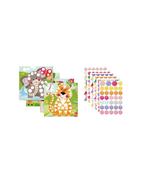 CAJA METÁLICA APLI KIDS STICKERS GAME SELVA