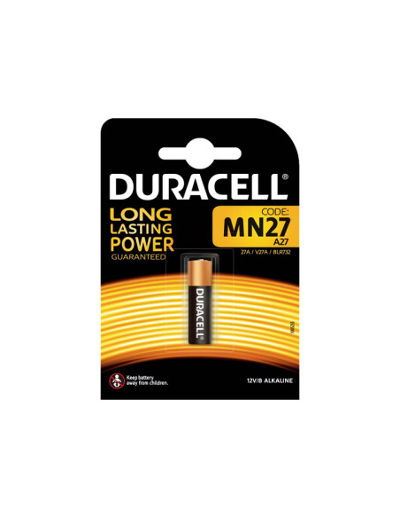 DURACELL PILAS ALCALINAS LR27 A27 12V BLISTER 1