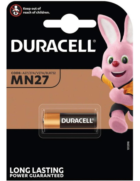 DURACELL PILAS ALCALINAS LR27 A27 12V BLISTER 1