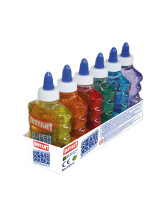 CAJA 6 BOTES COLA INSTANT SUPERCLEAR COLOR 180ml