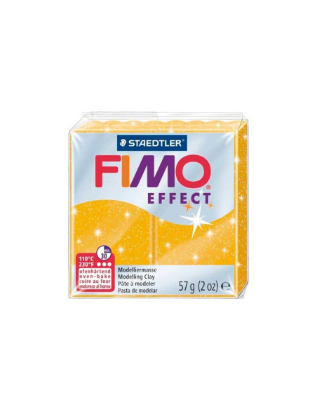 PASTA MODELAR FIMO EFFECT ORO PURPURINA 57 GR