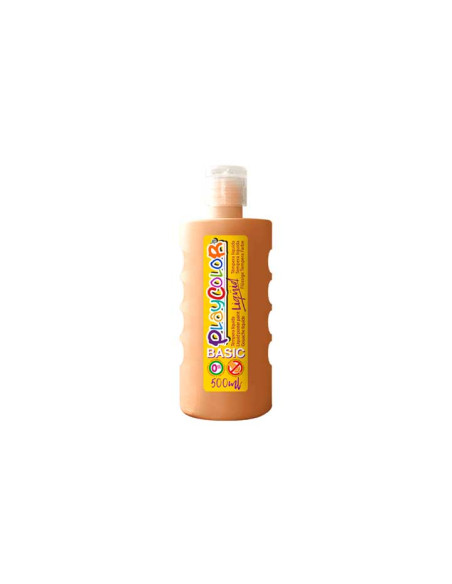 TEMPERA PLAYCOLOR LIQÜID LIQUIDA 500 ml botella CARNE