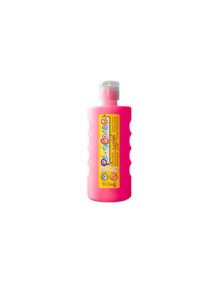 TEMPERA PLAYCOLOR LIQÜID LIQUIDA 500 ml botella MAGENTA