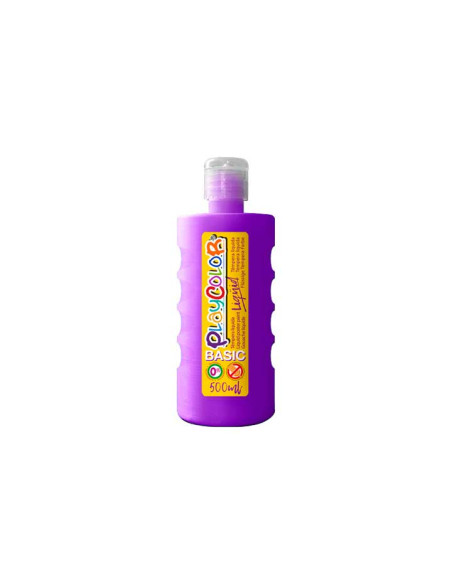 TEMPERA PLAYCOLOR LIQÜID LIQUIDA 500 ml botella VIOLETA