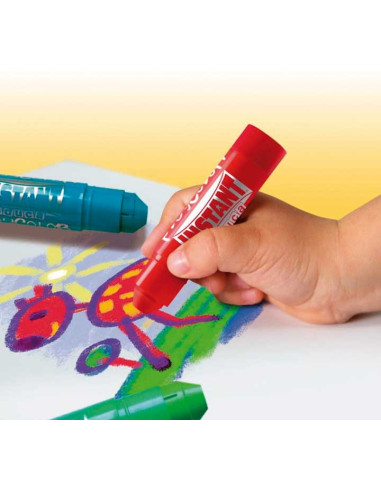 CAJA 6 TÉMPERAS PLAYCOLOR SÓLIDAS 10gr SURTIDAS