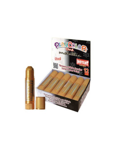 CAJA 12 TÉMPERAS PLAYCOLOR SÓLIDAS 10gr METALLIC