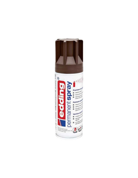 PINTURA ACRILICA EDDING PERMANENT SPRAY 200 ml CHOCOLATE MATE