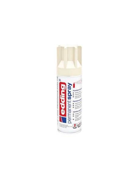 PINTURA ACRILICA EDDING PERMANENT SPRAY 200 ml MARFIL MATE
