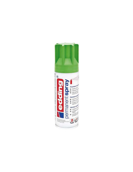 PINTURA ACRILICA EDDING PERMANENT SPRAY 200 ml VERDE AMARILLO MATE