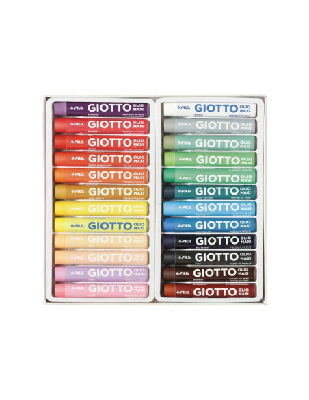 ESTUCHE 24 PASTELES GIOTTO OLIO MAXI