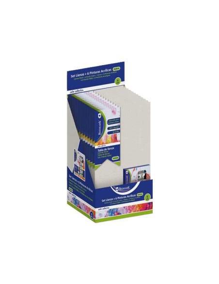 SET LIENZO BISMARK  PINTURAS ACRÍLICAS 12ml
