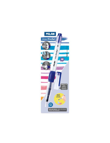 BLÍSTER PINCEL DE AGUA MILAN RECARGABLE WATER BRUSH