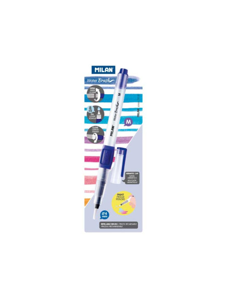 BLÍSTER PINCEL DE AGUA MILAN RECARGABLE WATER BRUSH