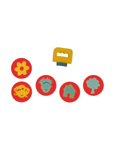 PACK 5 SELLOS DE ESPONJA NIEFENVER CON MANGO ERGONÓMICO