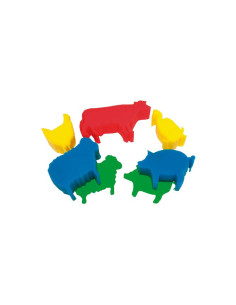 PACK 5 ESPONJAS GIGANTES NIEFENVER ANIMALES