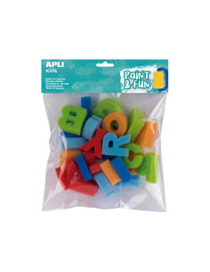 PACK 26 SELLOS DE ESPONJA APLI KIDS ABECEDARIO