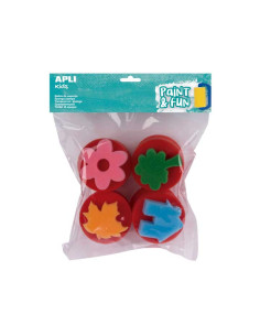 PACK 4 SELLOS DE ESPONJA APLI KIDS JUMBO