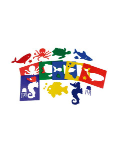 SET 6 PLANTILLAS HENBEA ANIMALES MARINOS