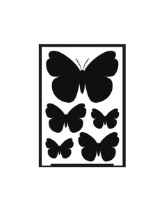 PLANTILLA ATUOADHESIVA NEGATIVO INNSPIRO A5 MARIPOSAS