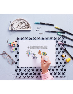 ESTUCHE 6 ROTULADORES EDDING 1200 METÁLICOS