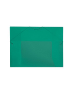 CARPETA de DIBUJO CARCHIVO PP TRANS GOMAS y SOLAPAS A3 VERDE