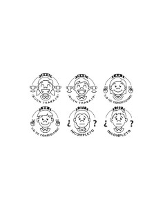 BOTE 6 SELLOS DE MOTIVACIÓN NIEFENVER NIÑOS Y NIÑAS 2