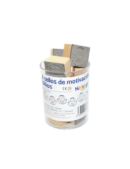 SELLOS MOTIVACIONALES NIEFENVER NIÑOAS BOTE 6UD