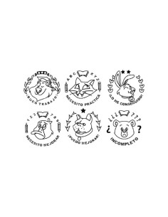 BOTE 6 SELLOS DE MOTIVACIÓN NIEFENVER ANIMALES 2