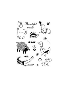 SELLOS ACRÍLICOS INNSPIRO ANIMALES ELEGANTES 2