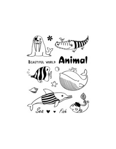 SELLOS ACRÍLICOS INNSPIRO PECES 2