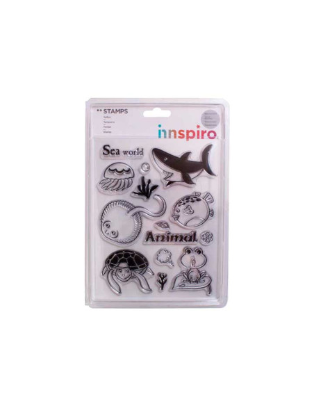SELLOS ACRÍLICOS INNSPIRO ANIMALES MARINOS