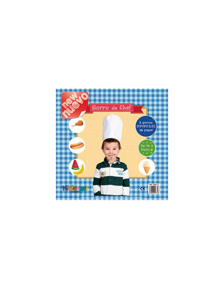 PACK 5 GORROS DE CHEF NIEFENVER INFANTIL