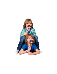 PACK 6 BIGOTES NIEFENVER DE CARTULINA 2