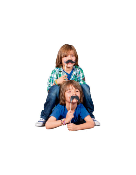 PACK 6 BIGOTES NIEFENVER DE CARTULINA