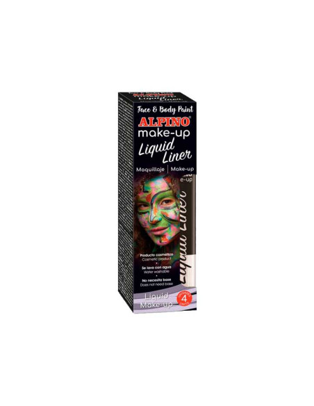 ESTUCHE 4 TUBOS MAQUILLAJE ALPINO LIQUID LINER 6gr